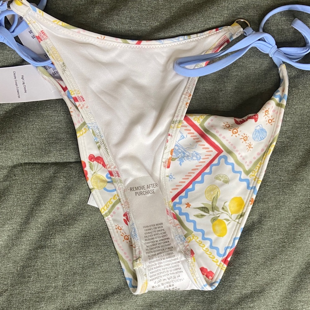 Abercrombie & Fitch Pastel Floral Bikini Bottom - Picture 6 of 6